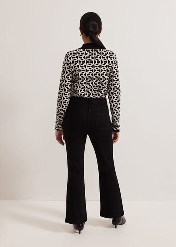 Phase Eight Petite Oliviacut Trousers Black Canada | EQBUYK-864